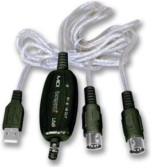 Bespeco BMUSB100, kabel MIDI - USB