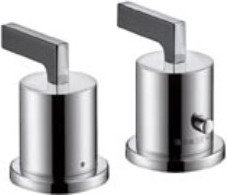 Hansgrohe Citterio Element zewnętrzny do dwuotworowej baterii termostatowej do montażu na brzegu wanny 39482000