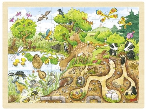 Goki Puzzle Natura 96 elementów