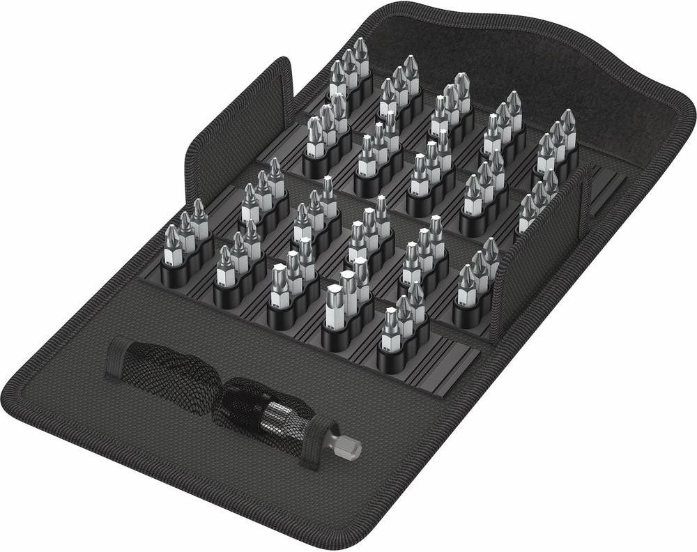 Wera  Bit-Safe 61, do drewna 1 05057442001, krzyżakowy Pozidriv, krzyżakowy Phillips, TORX, stal narzędziowa, 61 szt.