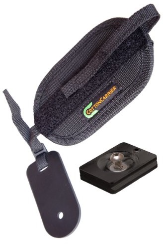 Cotton Carrier 801 CHS  pasek do lustrzanki DSLR (zapięcie na rzepy z płyta główna), czarna 3764