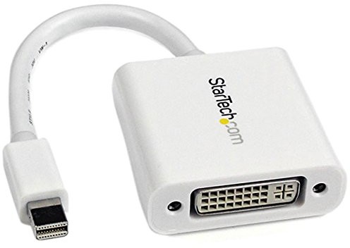 StarTech COM MDP2DVI3 Mini DisplayPort na DVI Adapter konwerter plików video, biały MDP2VGAW (MDP2DVIW)