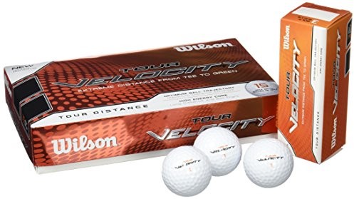 Wilson Staff Tour Velocity Distance Golf B Mógł Kupić Więcej Pack Firmy Obsługiwany 15, Biały (WGWR60100_Weiß_1)
