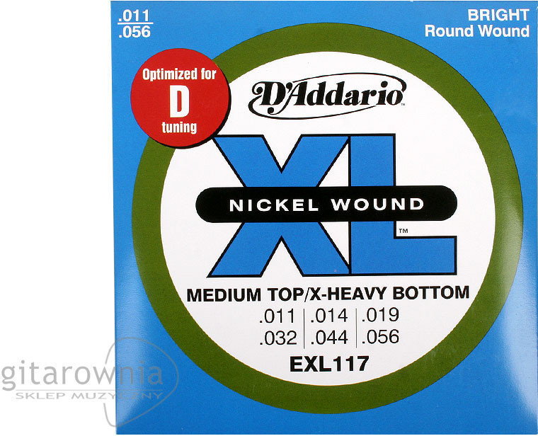 DAddario | struny | gitara elektryczna | EXL117 | 11 -56