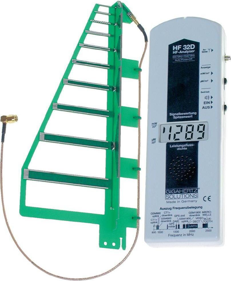 GIGAHERTZ SOLUTIONS Miernik elektrosmogu HF 32D 800 MHz - 2 5 GHz (530-207)