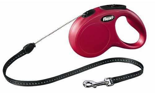 Flexi New Classic Smycz linka S do 5m czerwona [FL-2504] 10689