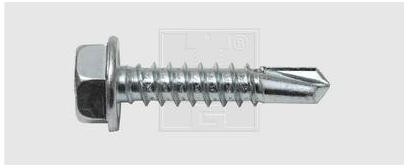 SWG Śruba wiercąca 4.8 mm 16 mm Nasadowa DIN 7504-K stal Cynkowany 200 szt SWG