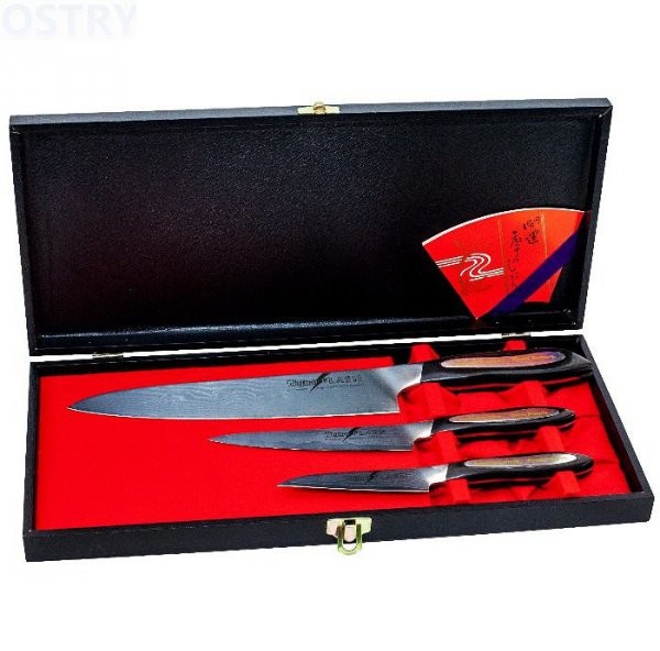 Kyocera Zestaw 3 Zestaw noży: Do obierania 9cm, uniwersalny 13cm i szefa kuchni 21cm To (FF-GIFTSET-A)