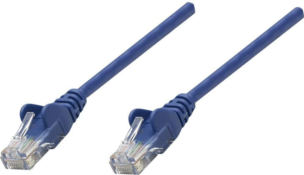 Intellinet Kabel sieciowy 735216 CAT 6 S/FTP AWG 28 RJ45 0.50 m Niebieski