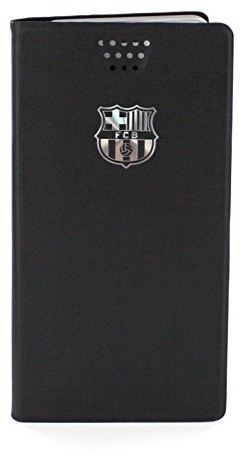 FC Barcelona brfm064 klappschutzhuelle, wychylna, z uchwyt do telefonu o przekątnej 4 cali, czarny