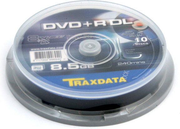TraxData DVD+R DL 8.5GB 8x 10 szt 906753ITRA003