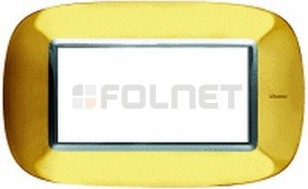 Bticino Ramka owalna metal 4 moduły - Btcino Axolute HB4804OR
