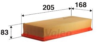 Valeo filtr powietrza panelowy 585047 - Bezpłatny zwrot do 30 dni, największy wybór produktów. 585047