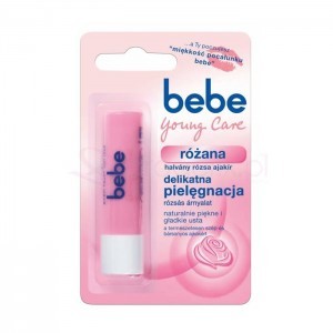 Bebe Różana 4,9g - pomadka do ust delikatna pielęgnacja