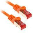 InLine  10m Cat.6 Kabel sieciowy 1000 Mbit RJ45 - pomarańczowy 76400O