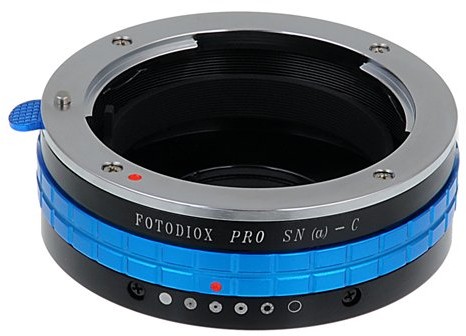 Fotodiox Pro Lens Mount Adapter firmy Sony A lens to C-MOUNT Movie Camera & CCTV camera Sony A-C Pro