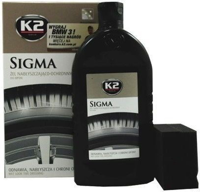 K2 PRO Sigma żel do nabłyszcznia kosmetyki do pielęgnacji opon 500 ml G157