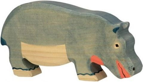 Holztiger Drewniany hipopotam 80161