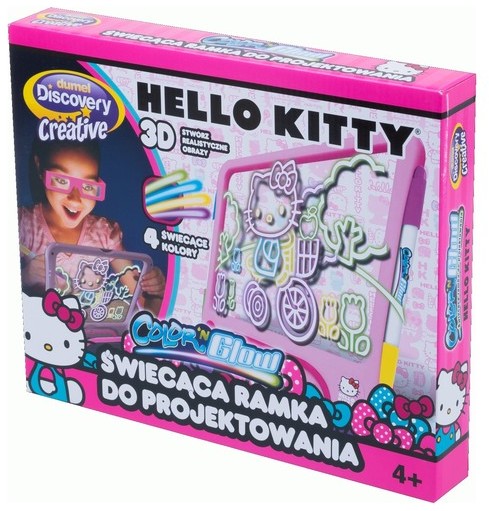 Dumel wiecąca ramka do projektowania Hello Kitty