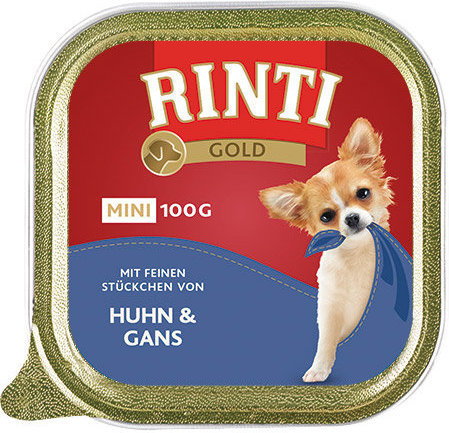 Rinti Gold Mini Kurczak i Gęś Tacka 100g