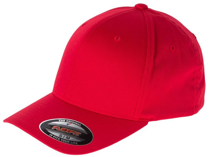 Flexfit WOOLY COMBED Czapka z daszkiem red