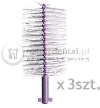 Curaden CPS 512 Soft&Implant 3szt. (fioletowe) - końcówki do szczotecze