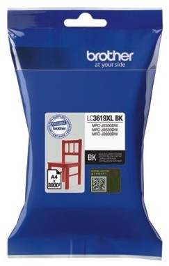 Brother Tusz Oryginalny LC-3619 BK LC-3619BK) Czarny)