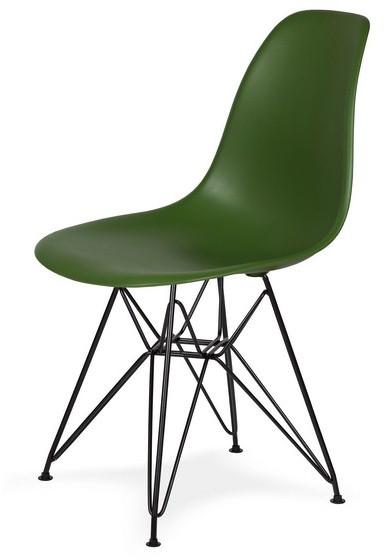 King Home Krzesło 46x54x81cm DSR Black butelkowa zieleń K-130.TARMAC.27.DSRB
