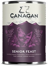 Canagan Dog Senior Feast 400G (Kurczak I Indyk)   Puszka Dla Starszego Psa