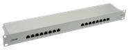 InLine 76216 Patch Panel 6, 16-krotnie 48,26 cm (19 cale) 1HE RAL7035 jasnoszara 4043718030224