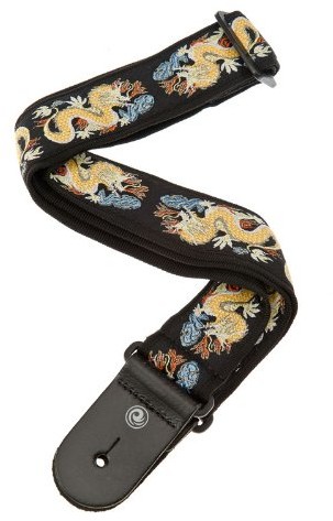 Planet Waves 50 °F08 tkaniny pasek na ramię z tkaniny nylonowej Dark Side Collection Dragon długość: 1500 MM szerokość: 50 MM 50F08