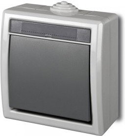 Elektroplast Łącznik 1-bieg (schodowy) ŁNT-1 szary 1201-10