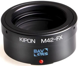 Fuji Kipon Adapter F X body BAVEYES M42-FX 0.7X BAVEYES M42-FX0.7x