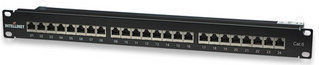 Intellinet Network Solutions patch panel 19 24 porty STP kat. 6 czarn (720038)
