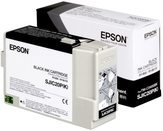Epson tusz Black SJIC20P(K), C33S020490 SJIC20P(K)