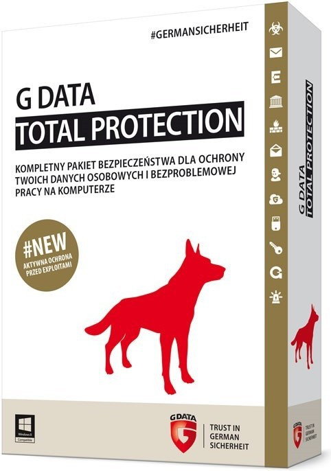 Фото - Програмне забезпечення G Data TOTAL PROTECTION 2PC 1 rok