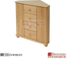 Drewmax Komoda sosnowa typ KD 134