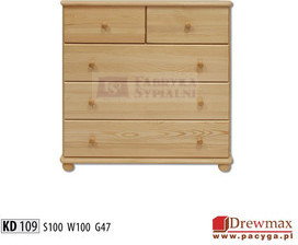 Drewmax Komoda sosnowa typ KD 109