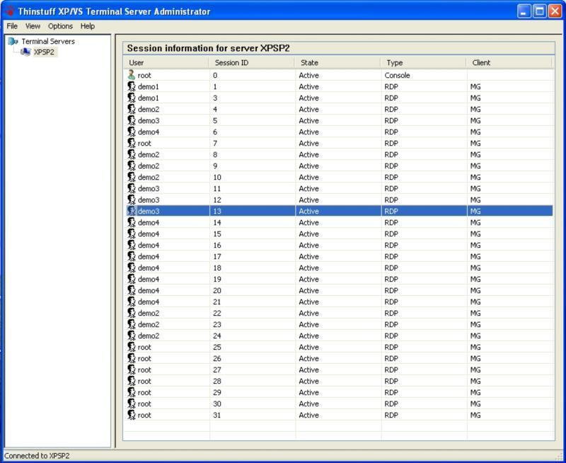 Thinstuff XP/VS Terminal Server Standard 5 connections for 1 Server