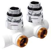 Herz Zawór termostatyczny - figura kątowa TS-3000 S369144 biały S369144