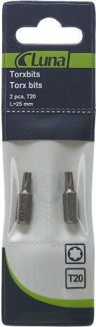 LUNA zestaw bitów Torx T25 2 sztuki 201281508