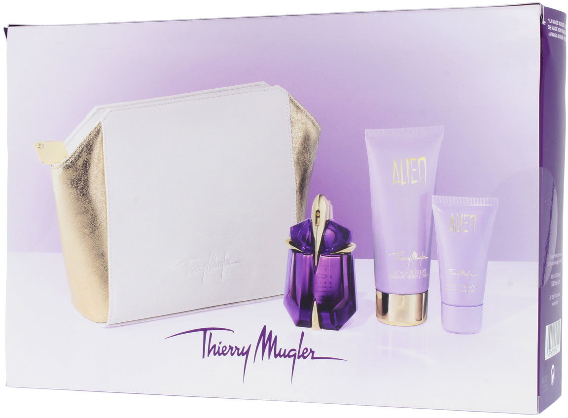 Thierry Mugler Alien Zestaw - woda perfumowana 30 ml spray + balsam do ciała 100