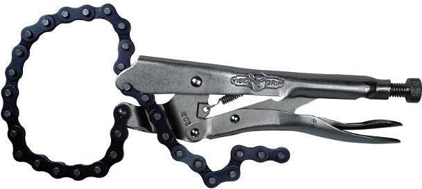 Irwin szczypce zaciskowe 20R 225mm z kluczem łańcuchowym 27ZR
