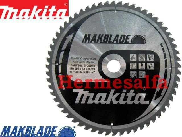 Makita Piła tarczowa do drewna 305 x 30 mm B-09036