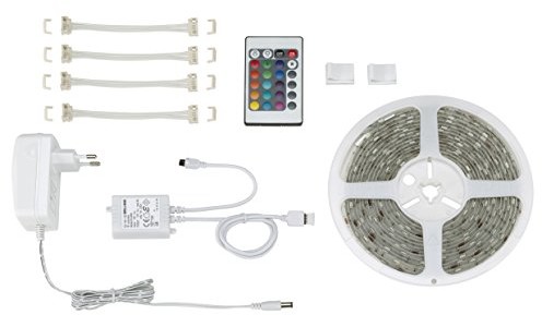 QAZQA Elastczna taśma LED RGB IP20 5 metrów