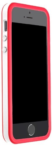 APPLE Horny Protectors IP5S-9539 Bumper TPU etui ochronne do iPhone 5S Biały/czerwony