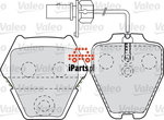 VALEO Klocki hamulcowe - komplet 598992