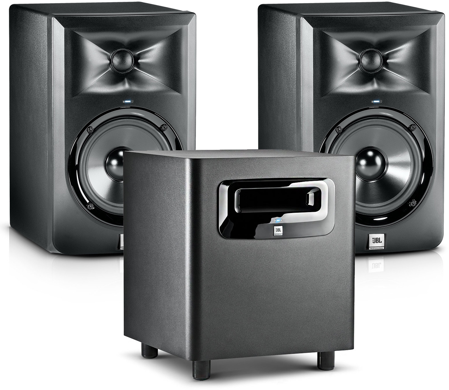 JBL 2x LSR 305 + 310s - zestaw monitorów studyjnych