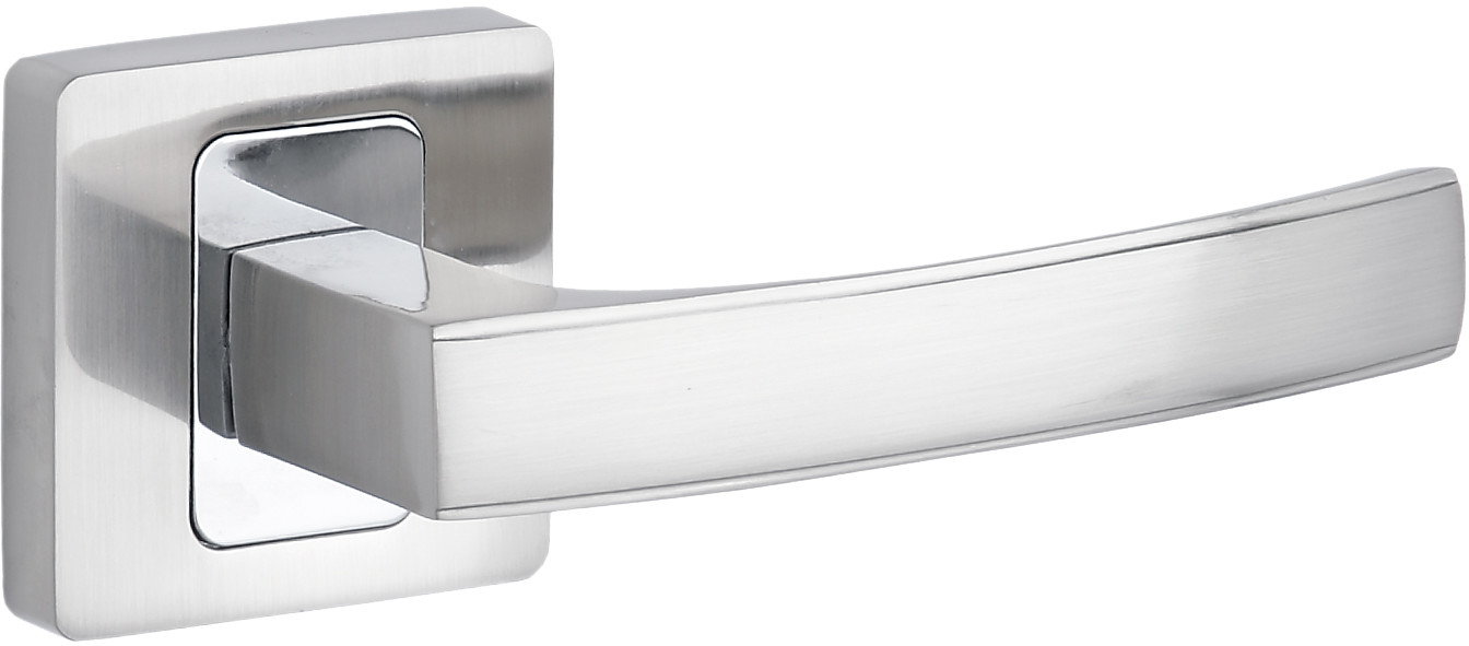 Kuchinox Klamka ARIA II KOLOR SATYNA/CHROM KA2 100A