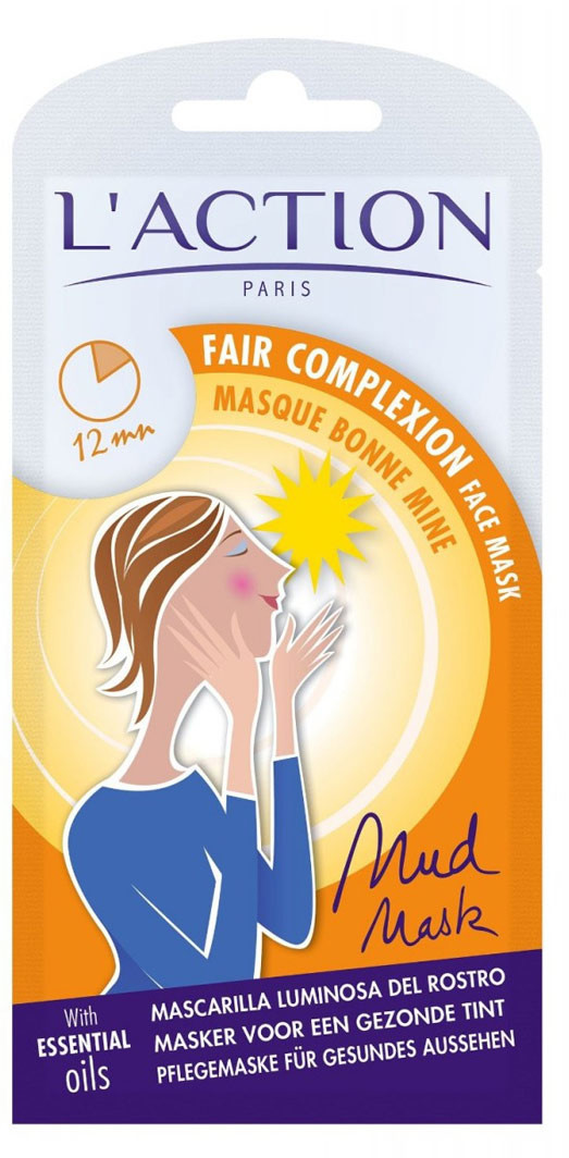 L Action L Action Fair Complexion Face Mask Rozświetlająca maseczka błotna 6 g
